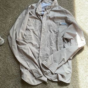 Columbia PFG button down shirt